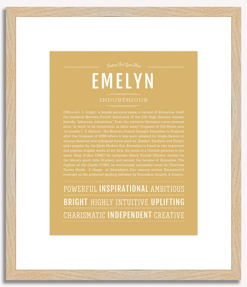 Emelyn | Name Art Print