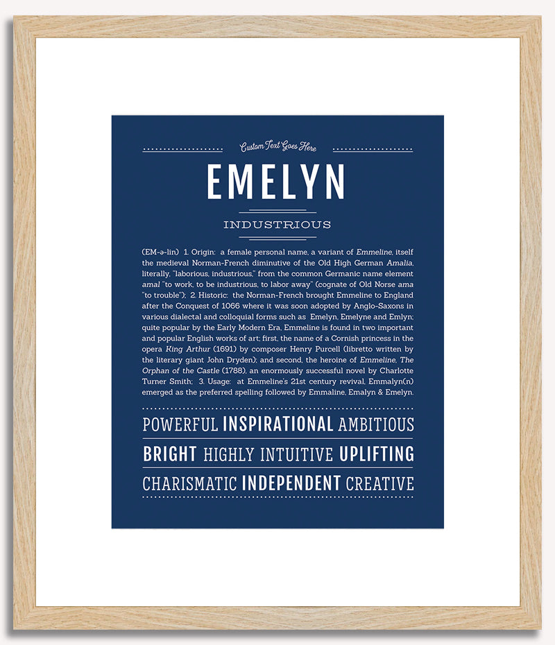 Emelyn | Name Art Print