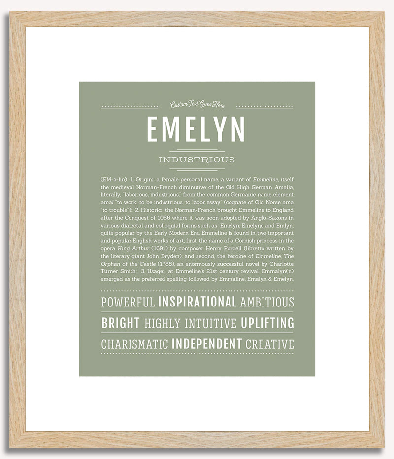 Emelyn | Name Art Print