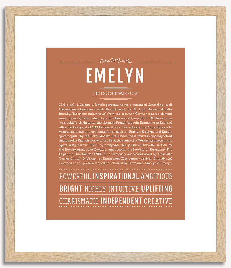 Emelyn | Name Art Print