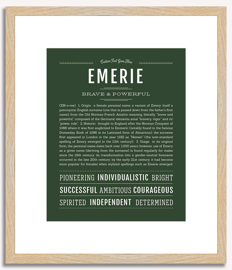 Emerie | Name Art Print