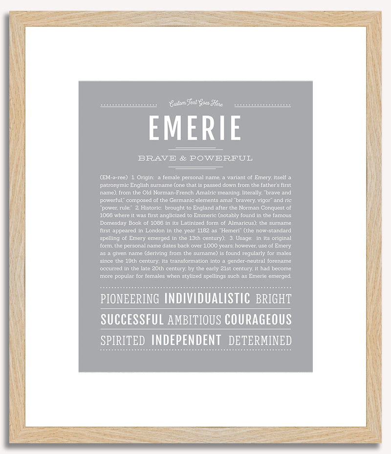 Emerie | Name Art Print