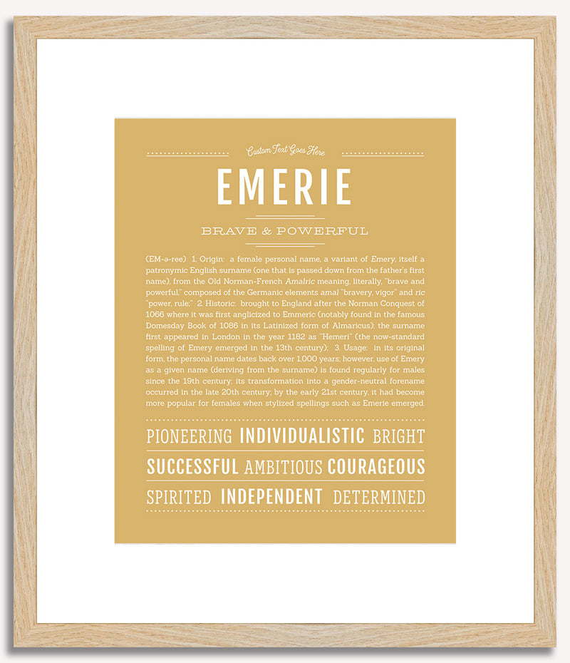 Emerie | Name Art Print