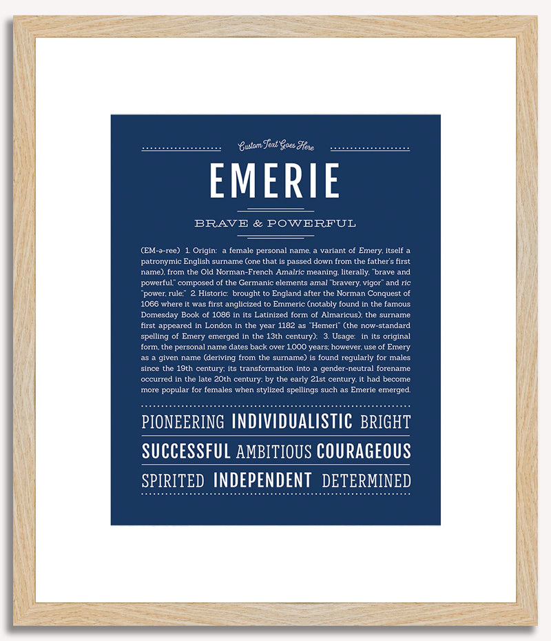 Emerie | Name Art Print