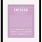 Frame Options | Lilac | Black Frame, Matted