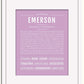 Frame Options | Lilac | White Frame, Matted