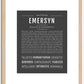 Emersyn | Name Art Print