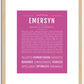 Emersyn | Name Art Print