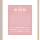 Emersyn | Name Art Print