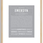 Emersyn | Name Art Print