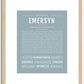 Emersyn | Name Art Print