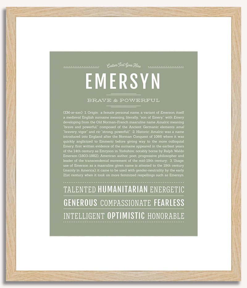 Emersyn | Name Art Print