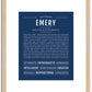 Emery (female) | Name Art Print