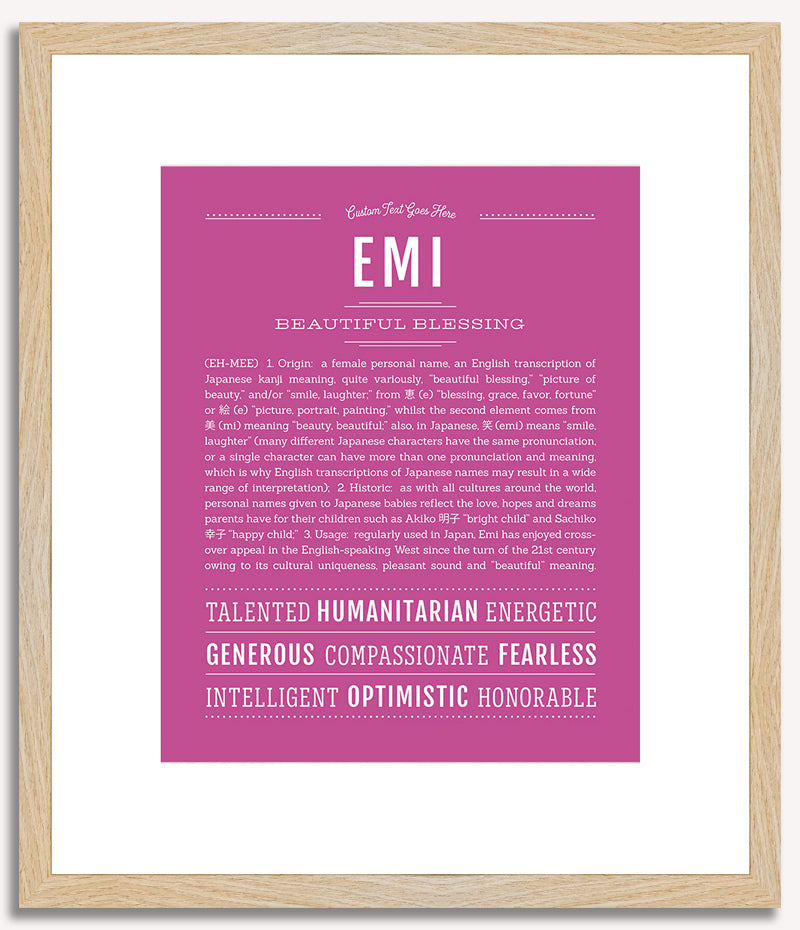 Emi | Name Art Print