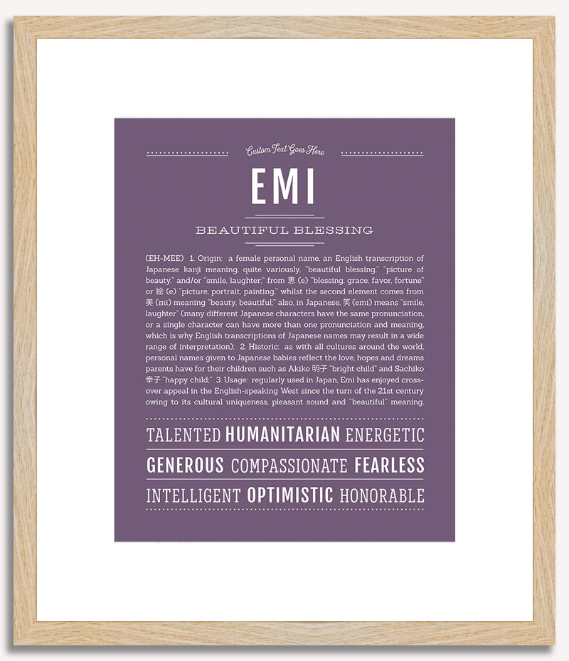 Emi | Name Art Print