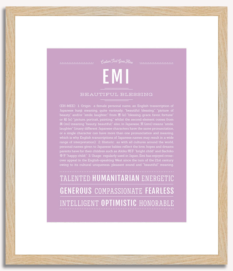 Emi | Name Art Print