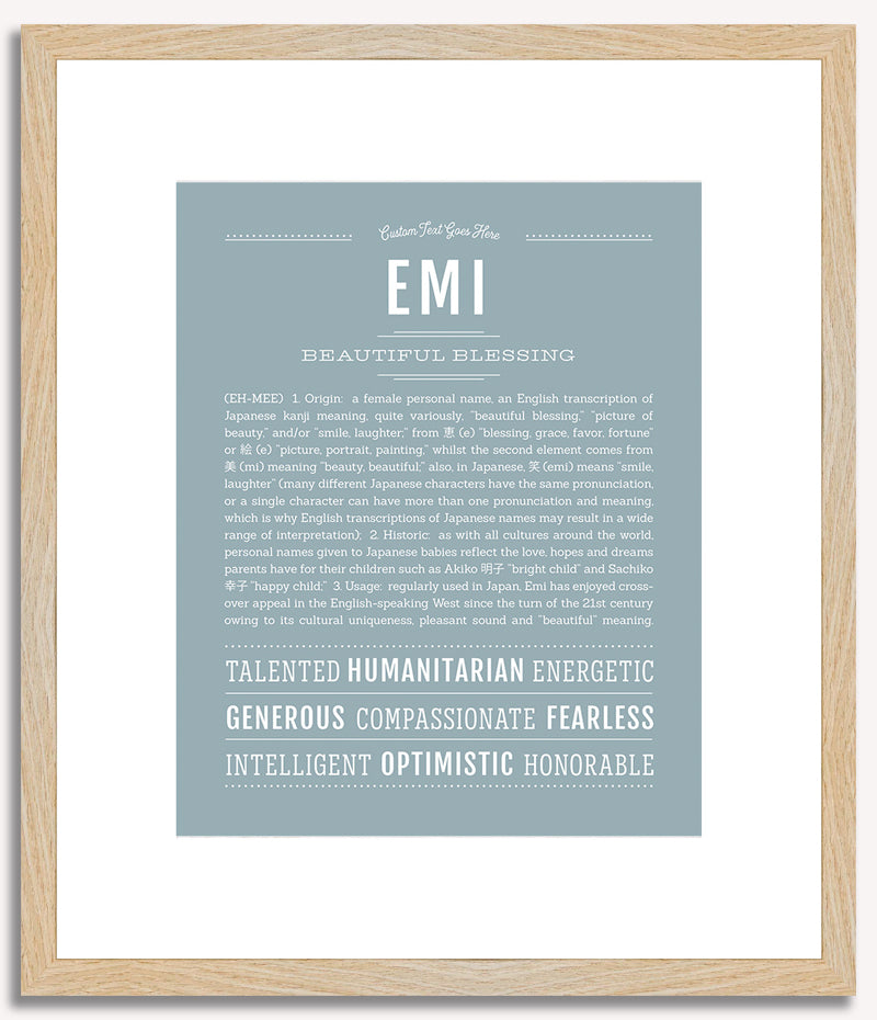 Emi | Name Art Print