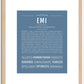 Emi | Name Art Print