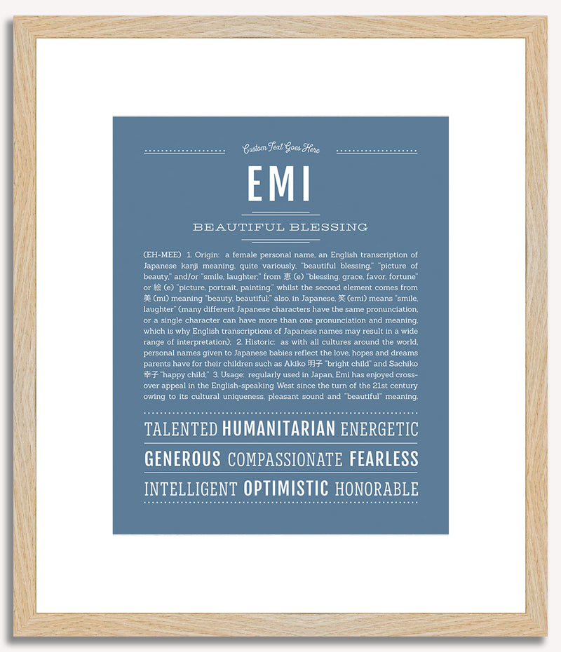 Emi | Name Art Print