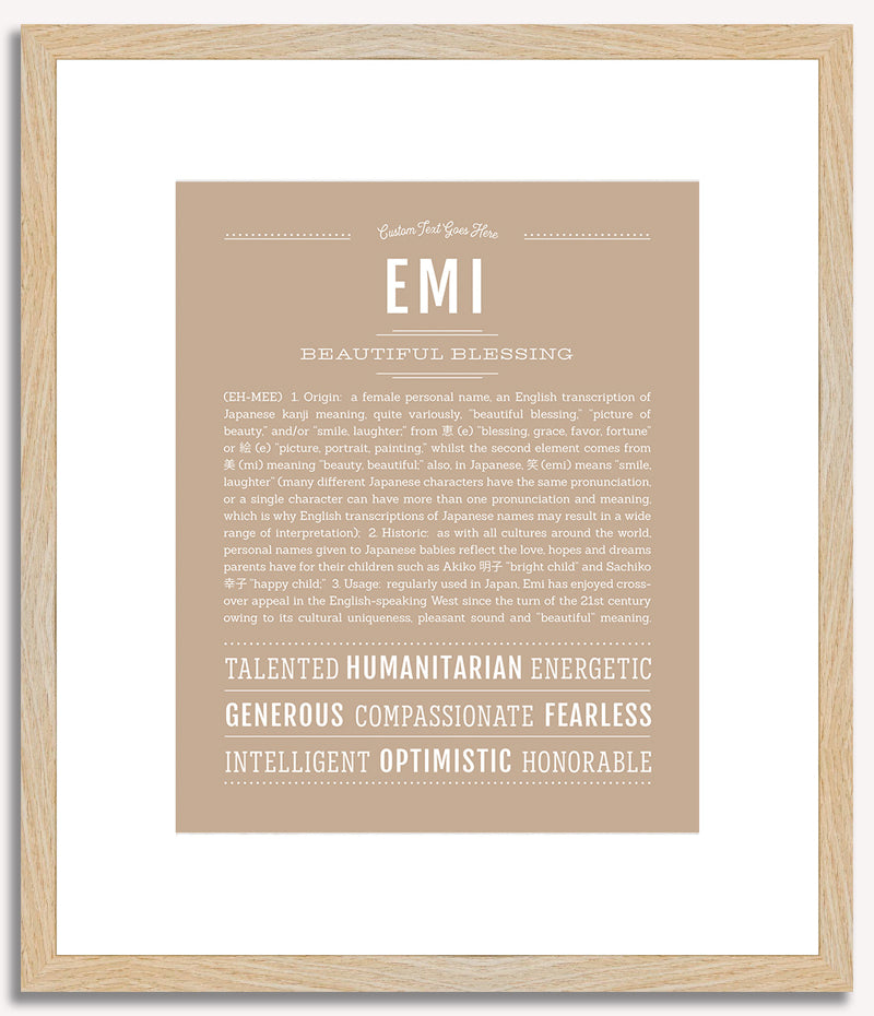 Emi | Name Art Print