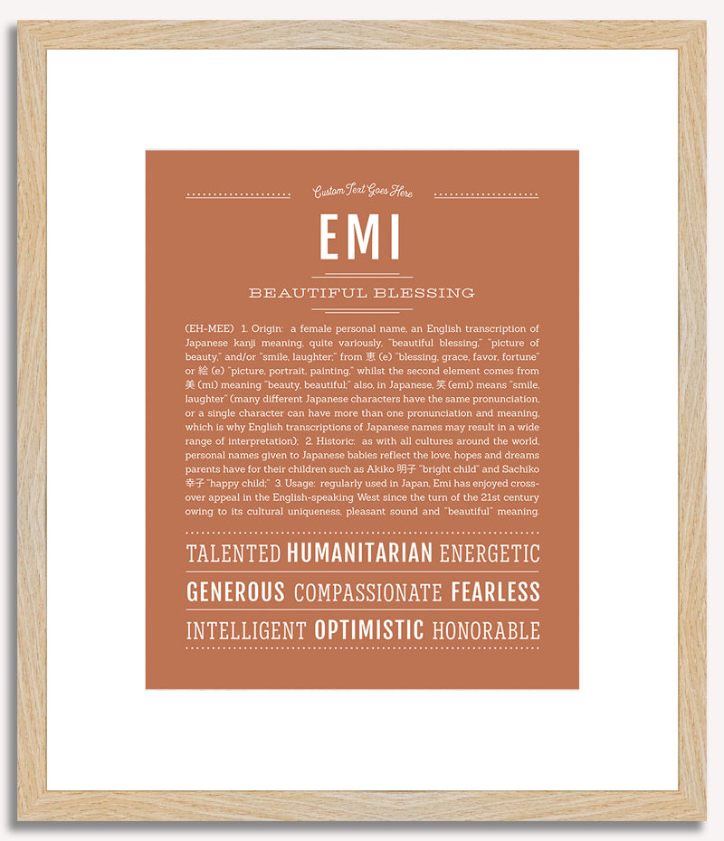 Emi | Name Art Print