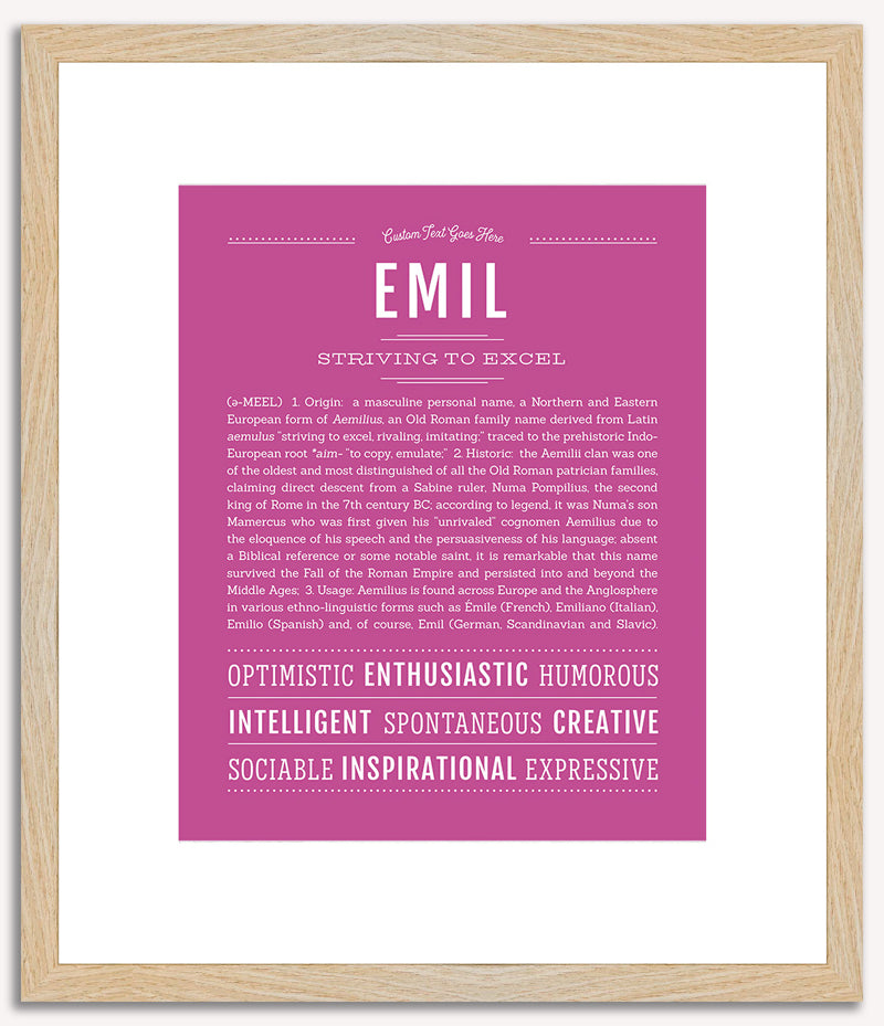 Emil | Name Art Print