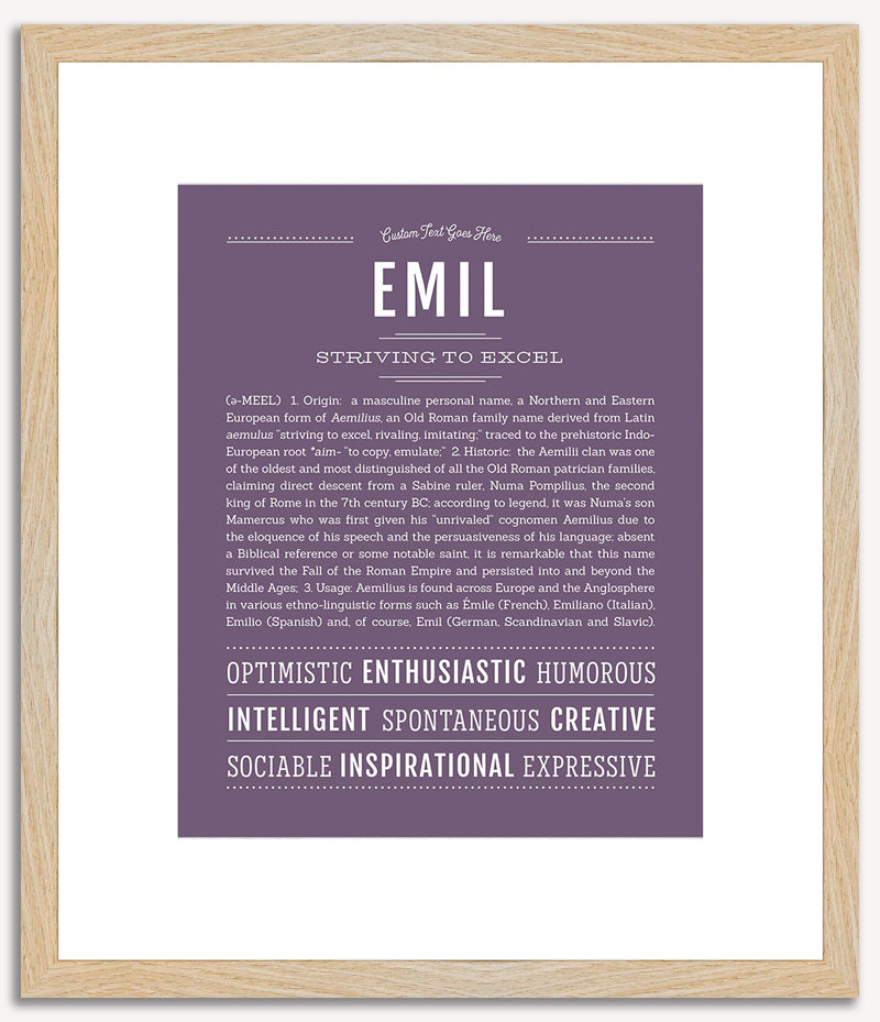 Emil | Name Art Print