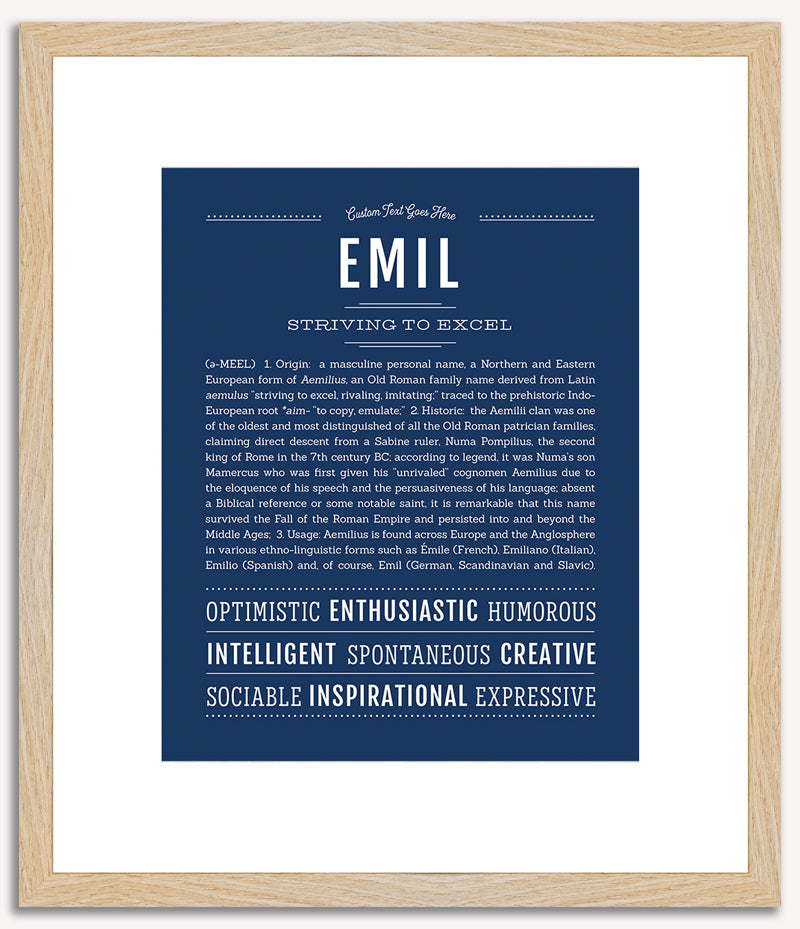 Emil | Name Art Print