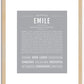 Emile | Name Art Print