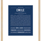 Emile | Name Art Print