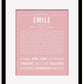 Frame Options | Dusty Rose | Black Frame, Matted