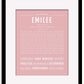 Frame Options | Dusty Rose | Black Frame, Matted