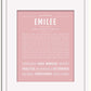 Frame Options | Dusty Rose | White Frame, Matted