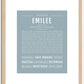 Emilee | Name Art Print