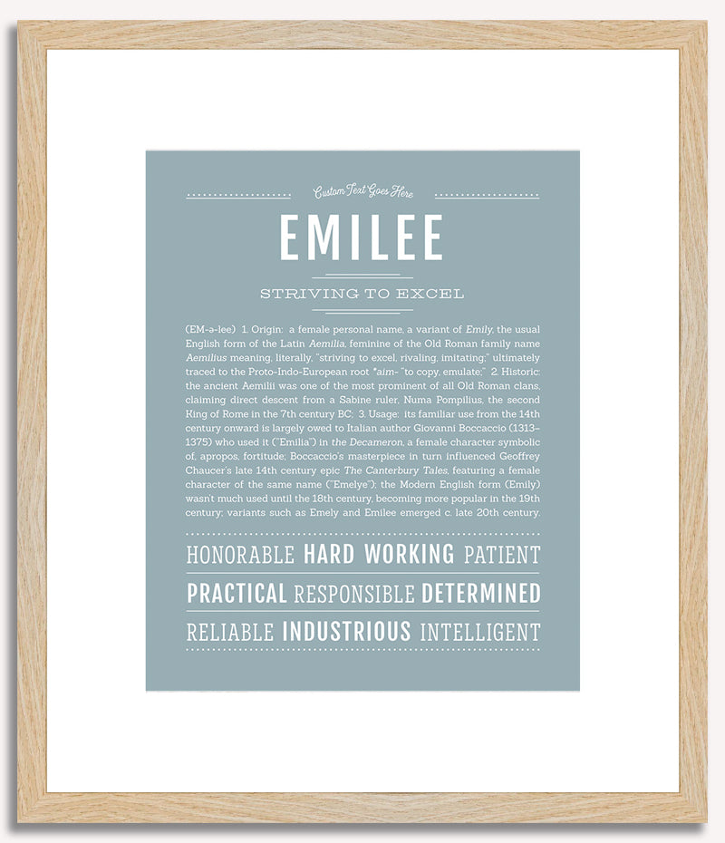 Emilee | Name Art Print