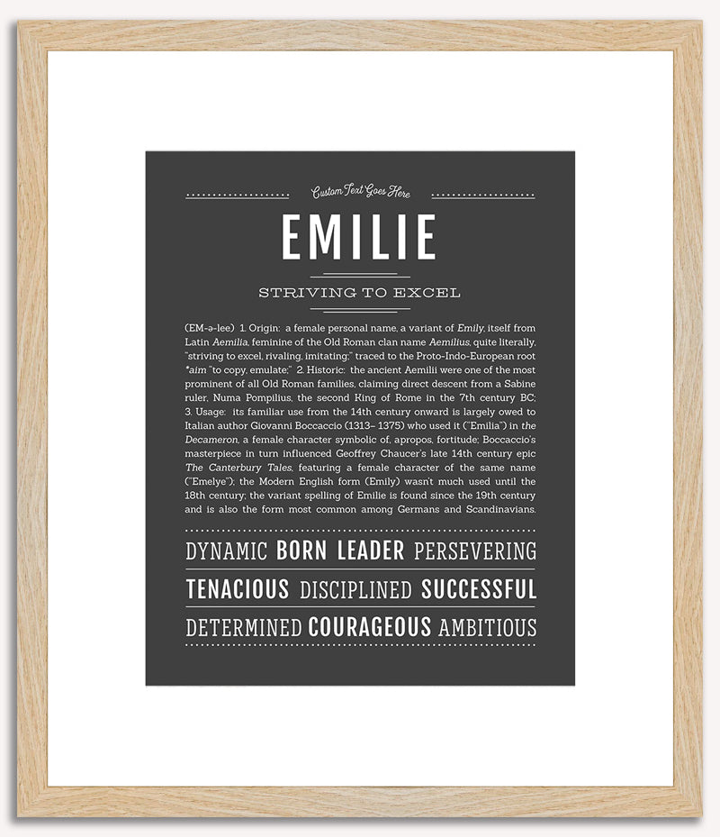 Emilie | Name Art Print