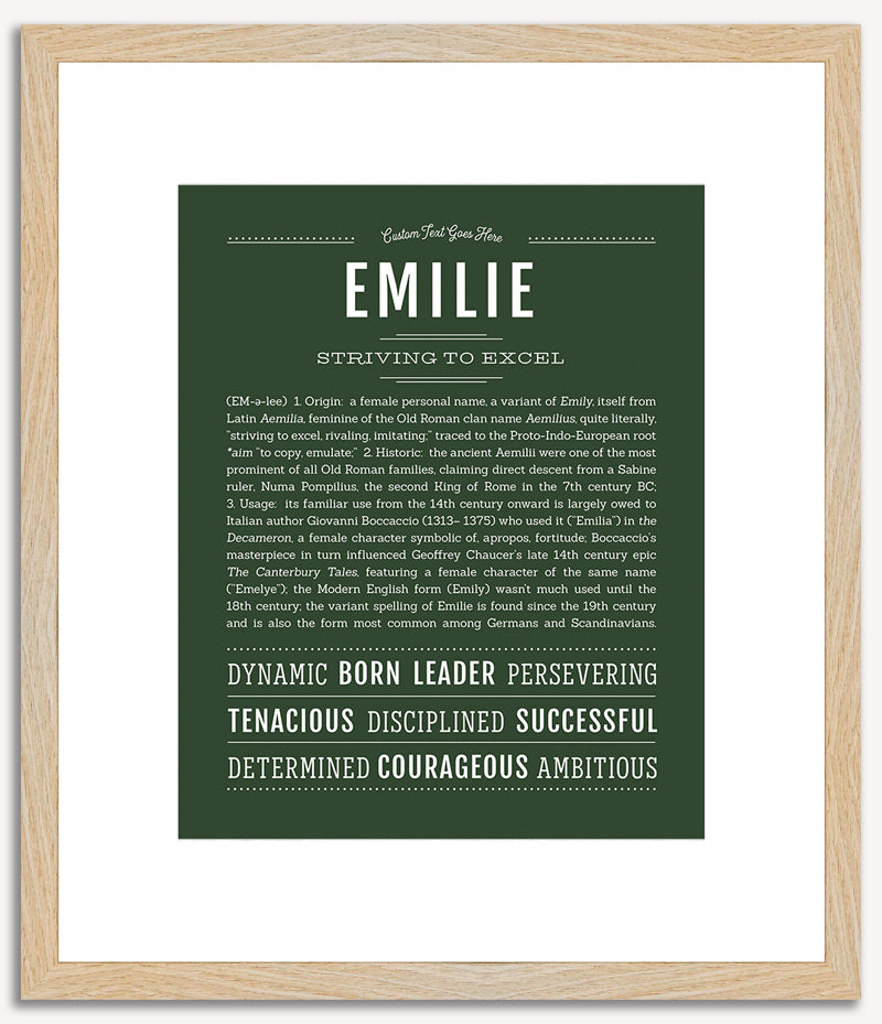 Emilie | Name Art Print