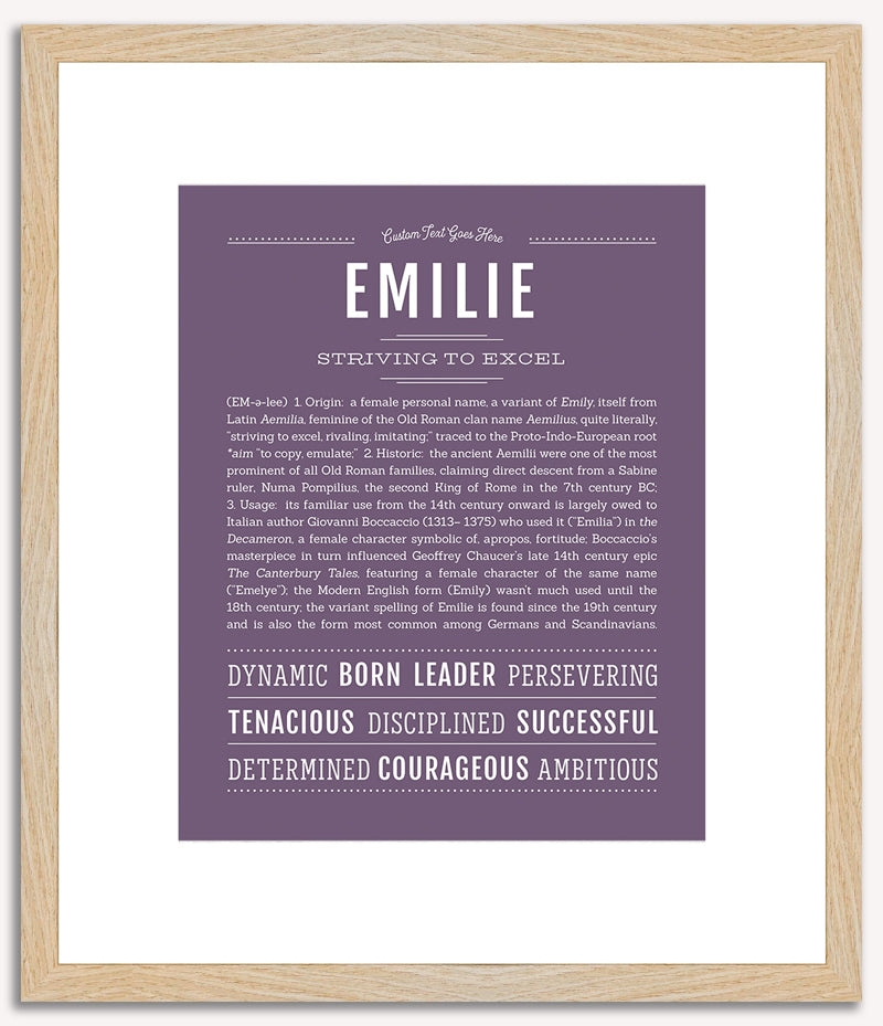 Emilie | Name Art Print