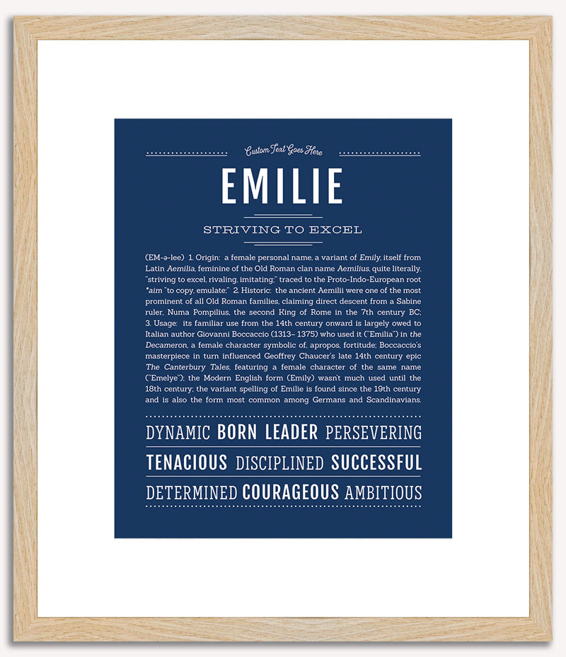 Emilie | Name Art Print