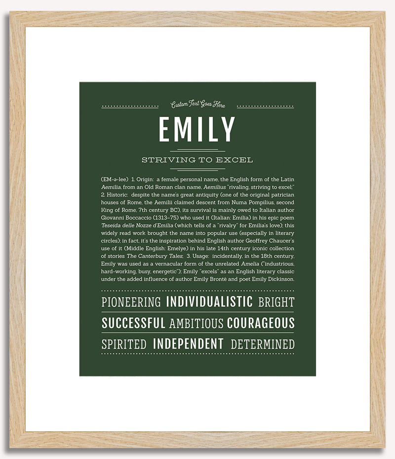 Emily | Name Art Print