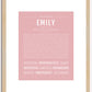 Emily | Name Art Print