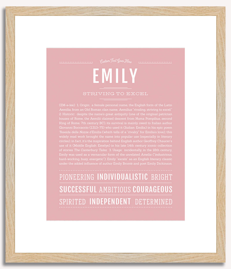 Emily | Name Art Print