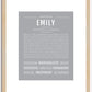 Emily | Name Art Print