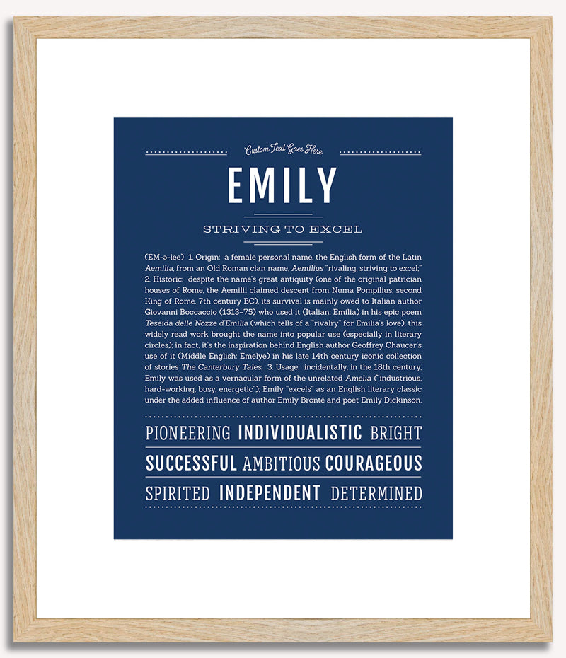 Emily | Name Art Print