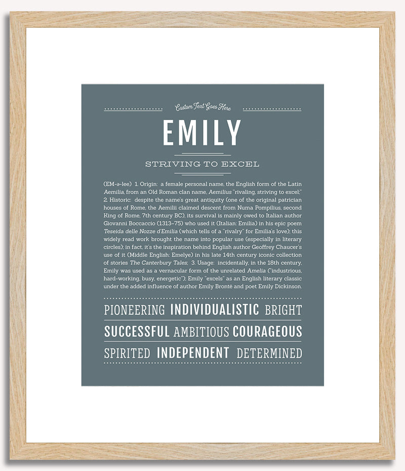 Emily | Name Art Print