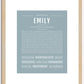 Emily | Name Art Print