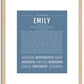 Emily | Name Art Print