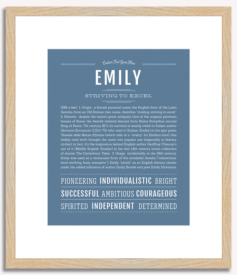 Emily | Name Art Print