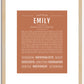 Emily | Name Art Print