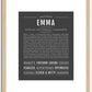 Emma | Name Art Print